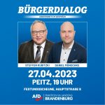 AfD-Fraktion im Landtag Brandenburg zu Gast in Peitz