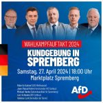 Kundgebung in Spremberg