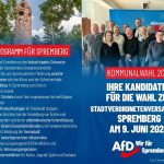 Wahl zur Stadtverordnetenversammlung Spremberg am 9. Juni 2024