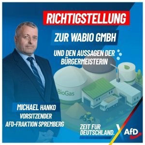 Richtigstellung zur WABIO GmbH und den Aussagen der Bürgermeisterin