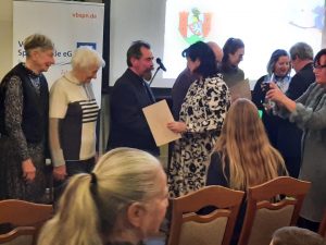 Ehrung von Klaus-Peter Enghardt als Kunst- und Kulturschaffender der Stadt Spremberg