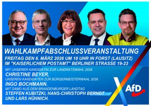 Wahlkampfabschlussveranstaltung