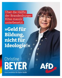 Über die Hälfte der Kitas in Brandenburg sind massiv unterbesetzt – Geld für Bildung, nicht für Ideologie!