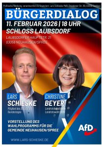 Bürgerdialog in Schloss Laubsdorf mit Lars Schieske