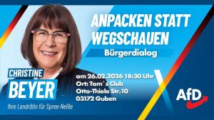 Bürgerdialog in Guben