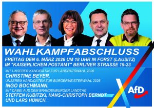 Wahlkampfabschlussveranstaltung
